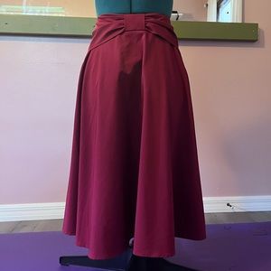 Belle Poque Burgundy Bow Skirt